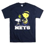 Snoopy And Woodstock Brooklyn Nets Basketball Fans T Shirt 7