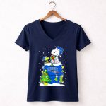 Snoopy And Woodstock Christmas With Orlando Magic Fans 5 Womens V Neck