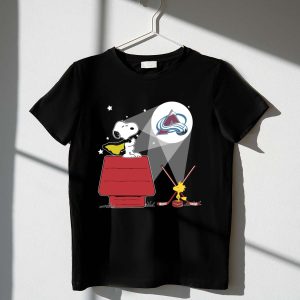 Snoopy And Woodstock Colorado Avalanche Spotlight 1 T Shirt.jpg