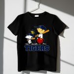 Snoopy And Woodstock Detroit Tigers Baseball Fans Peanuts Characters 1 T Shirt.jpg