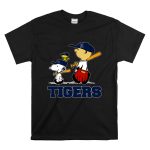 Snoopy And Woodstock Detroit Tigers Baseball Fans Peanuts Characters T Shirt 6.jpg
