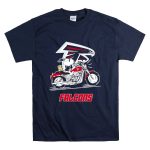 Snoopy And Woodstock Driving Motorbike Atlanta Falcons T Shirt 7