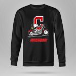 Snoopy And Woodstock Driving Motorbike Cleveland Guardians 9 Sweatshirt.jpg