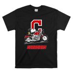 Snoopy And Woodstock Driving Motorbike Cleveland Guardians T Shirt 6.jpg