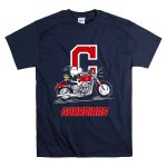 Snoopy And Woodstock Driving Motorbike Cleveland Guardians T Shirt 7.jpg