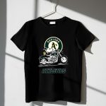 Snoopy And Woodstock Driving Motorbike Oakland Athletics 1 T Shirt.jpg
