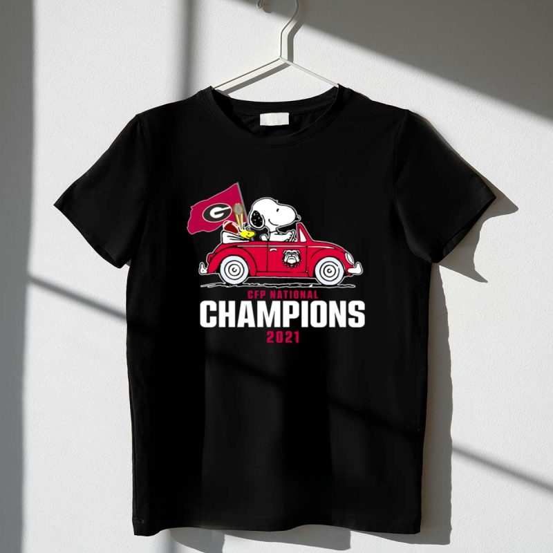 Snoopy And Woodstock Georgia Bulldogs Super Bowl Lvi Champions 1 T Shirt.jpg