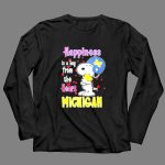 Snoopy And Woodstock Happiness Is A Hug From The Heart Michigan Wolverines 4 Long Sleeves.jpg