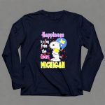 Snoopy And Woodstock Happiness Is A Hug From The Heart Michigan Wolverines 6 Long Sleeves.jpg