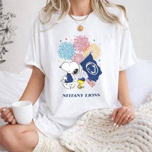 Snoopy And Woodstock Happy 4th Of July Penn State Nittany Lions 1 T Shirt.jpg
