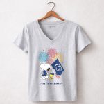 Snoopy And Woodstock Happy 4th Of July Penn State Nittany Lions 7 Womens V Neck.jpg