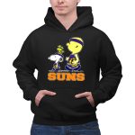 Snoopy And Woodstock In Phoenix Suns Basketball Jerseys 2 Hoodie