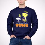 Snoopy And Woodstock In Phoenix Suns Basketball Jerseys 3 Sweatshirt