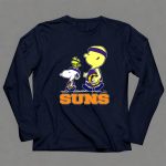 Snoopy And Woodstock In Phoenix Suns Basketball Jerseys 6 Long Sleeves