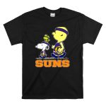 Snoopy And Woodstock In Phoenix Suns Basketball Jerseys T Shirt 6