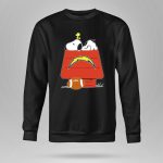 Snoopy And Woodstock Los Angeles Chargers Football Doghouse 9 Sweatshirt