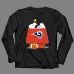 Snoopy And Woodstock Los Angeles Rams Doghouse Nfl Football 4 Long Sleeves