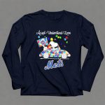 Snoopy And Woodstock New York Mets Driving Car Autism Accept Understand Loves 4 Long Sleeves1