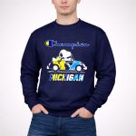Snoopy And Woodstock On Car Champion Michigan Wolverines X Detroit Lions 3 Sweatshirt.jpg