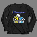 Snoopy And Woodstock On Car Champion Michigan Wolverines X Detroit Lions 4 Long Sleeves.jpg