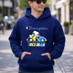 Snoopy And Woodstock On Car Champion Michigan Wolverines X Detroit Lions 8 Hoodie.jpg