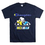 Snoopy And Woodstock On Car Champion Michigan Wolverines X Detroit Lions T Shirt 7.jpg