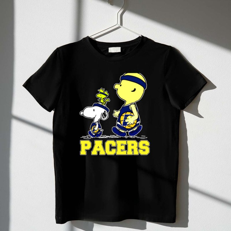 Snoopy And Woodstock Pacers Basketball Fans 1 T Shirt
