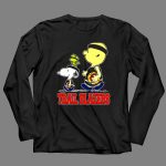Snoopy And Woodstock Portland Trail Blazers Fans Basketball Theme 4 Long Sleeves