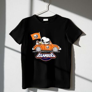 Snoopy And Woodstock Ride The New York Islander Car 1 T Shirt.jpg