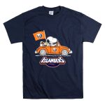 Snoopy And Woodstock Ride The New York Islander Car T Shirt 7.jpg