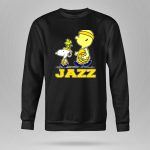Snoopy And Woodstock With Basketball For Utah Jazz Fans 9 Hoodie