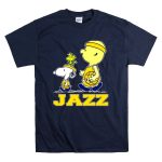 Snoopy And Woodstock With Basketball For Utah Jazz Fans T Shirt 7