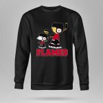 Snoopy And Woodstock With Calgary Flames Hockey Players 9 Sweatshirt.jpg