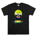 Snoopy And Woodstock With Chicago Bears Logo Halloween Scene T Shirt 6