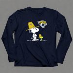 Snoopy And Woodstock With Jacksonville Jaguars Pilgrim Hats 6 Long Sleeves