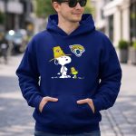 Snoopy And Woodstock With Jacksonville Jaguars Pilgrim Hats 8 Hoodie