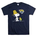Snoopy And Woodstock With Jacksonville Jaguars Pilgrim Hats T Shirt 7