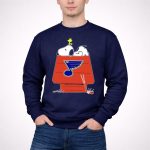 Snoopy And Woodstock With St Louis Blues Logo On Doghouse 3 Sweatshirt.jpg
