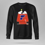 Snoopy And Woodstock With St Louis Blues Logo On Doghouse 9 Sweatshirt.jpg
