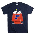 Snoopy And Woodstock With St Louis Blues Logo On Doghouse T Shirt 7.jpg
