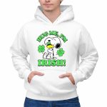 Snoopy And Woodstocks Hug Me Im Irish 2 Hoodie