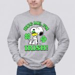 Snoopy And Woodstocks Hug Me Im Irish 91 Long Sleeves