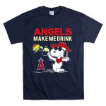Snoopy Angels Make Me Drink Los Angeles Baseball Fans T Shirt 7.jpg