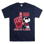 Snoopy Arkansas Razorbacks 1 Dad One Of A Kind T Shirt 7.jpg