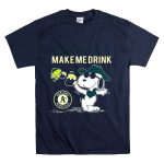 Snoopy Athletics Make Me Drink Oakland As Fans Baseball T Shirt 7.jpg