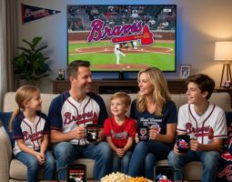 Snoopy Atlanta Braves Mug Banner