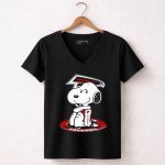 Snoopy Atlanta Falcons Gear 7 Womens V Neck
