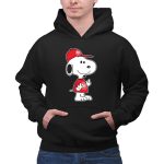 Snoopy Atlanta Hawks Double Middle Fingers Fck You 2 Hoodie