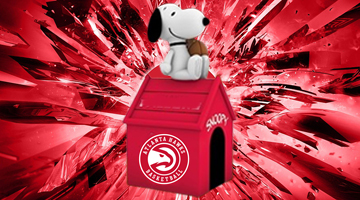 Snoopy Atlanta Hawks