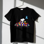 Snoopy Autism Awareness Car 1 T Shirt